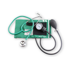 Sphygmomanomètre anéroïde médical approuvé CE/ISO avec stéthoscope à double tête (MT01029045)