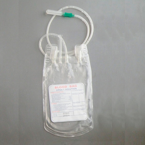 Poche de sang extrudée par soufflage CPDA-1, 450 ml, approuvée CE/ISO (MT58071010)