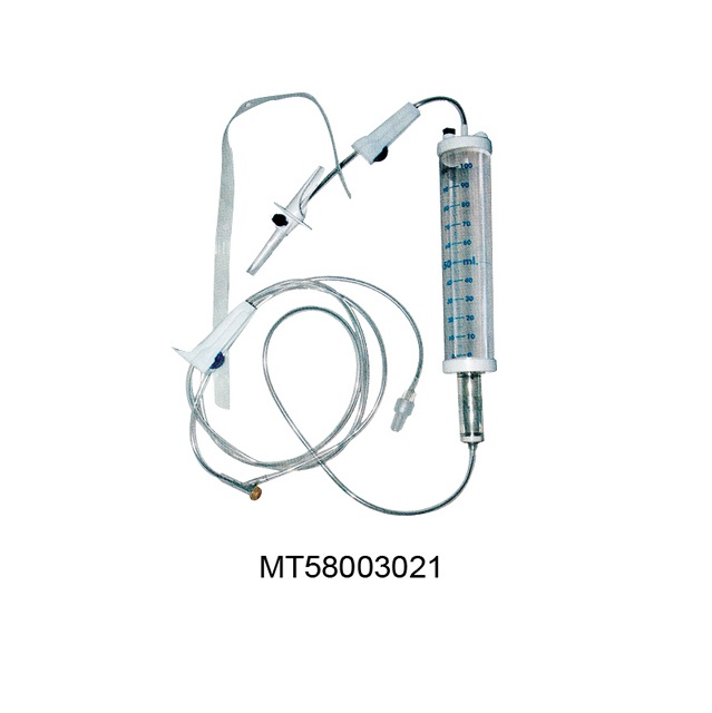 Ensemble de perfusion jetable approuvé CE/ISO avec burette (MT58003021)
