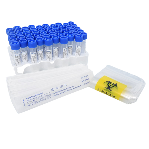 Kit d'échantillonnage viral d'extraction d'acide nucléique médical pour écouvillon de gorge