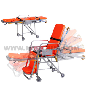 Civière pliante de fauteuil roulant d'ambulance d'urgence d'hôpital médical approuvée par CE/ISO (MT02020002)