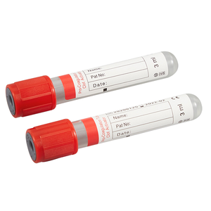 Tube à essai Pro-coagulation, tube de prélèvement sanguin sous vide à capuchon orange (MT18016061)