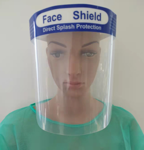 Écran facial de protection contre les éclaboussures directes sans latex antistatique (MT59503301)