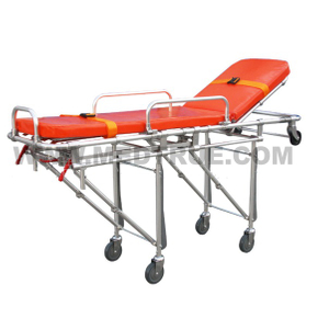 Civière d'ambulance pliante d'urgence en aluminium médicale approuvée CE/ISO (MT02021001)