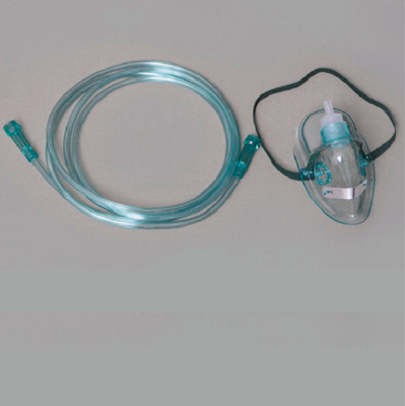 Masque à oxygène standard adulte approuvé CE/ISO avec tubulure (MT58027001)